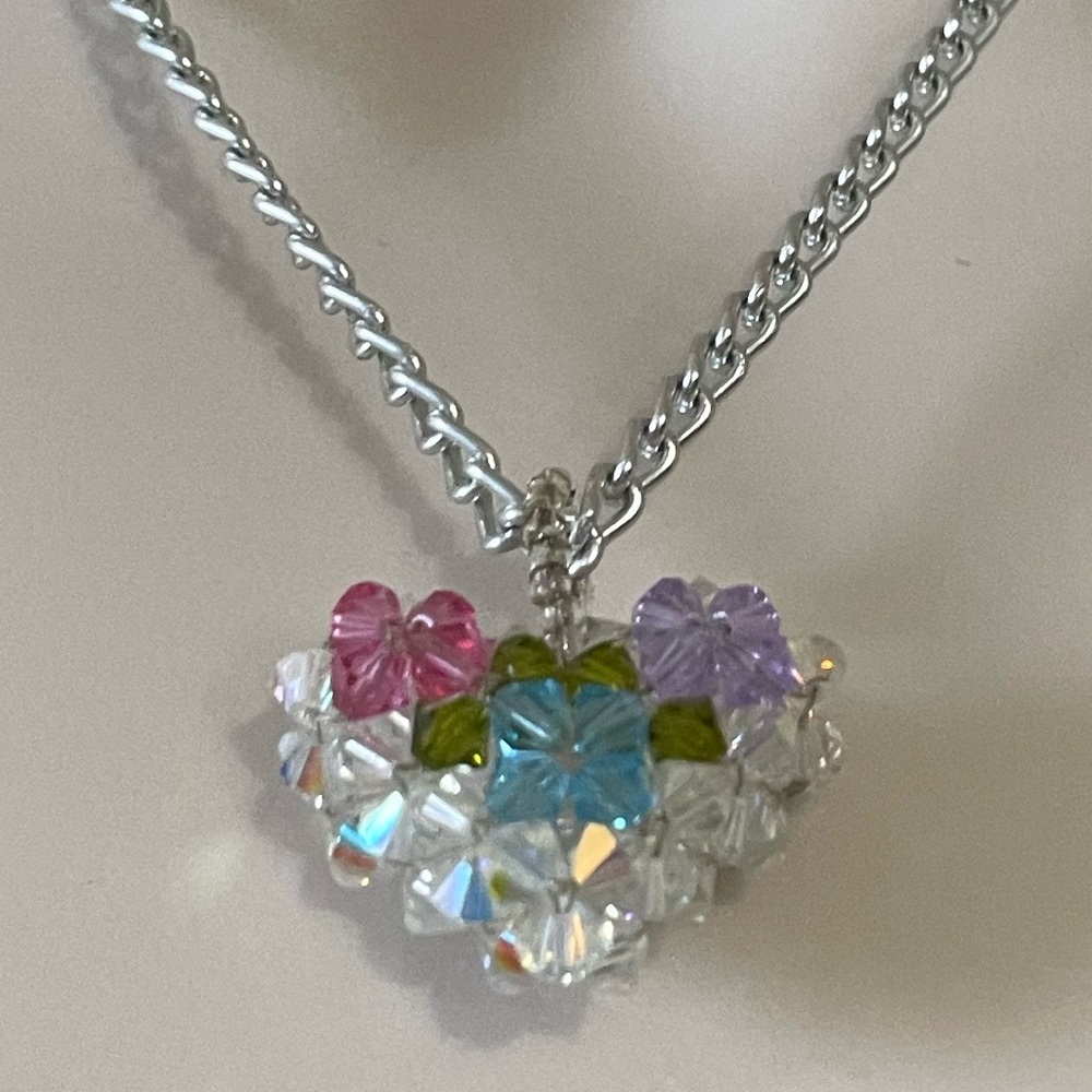 Swarovski Crystal Flower Necklace